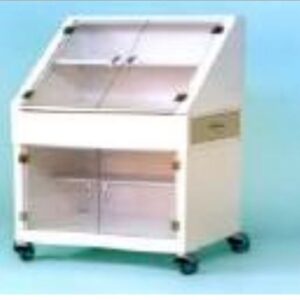 Emergency Utility Drug/Medicine Cabinet (with clear acrylic doors, mounted on 10mm swivel & brake castors)
