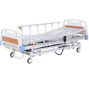 Electric Hospital bed with iron rail