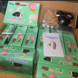 Rechargeable hearing aid/amplifier