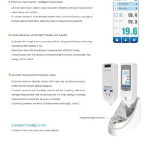 Transcutaneous bilirubinometer