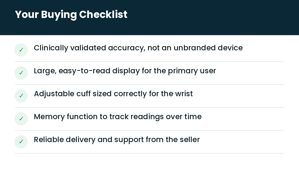 Wrist Blood Pressure Monitor: Everything You Need to Know Before Buying 3 Clinicaid.com.ng Wrist vs arm at a glance