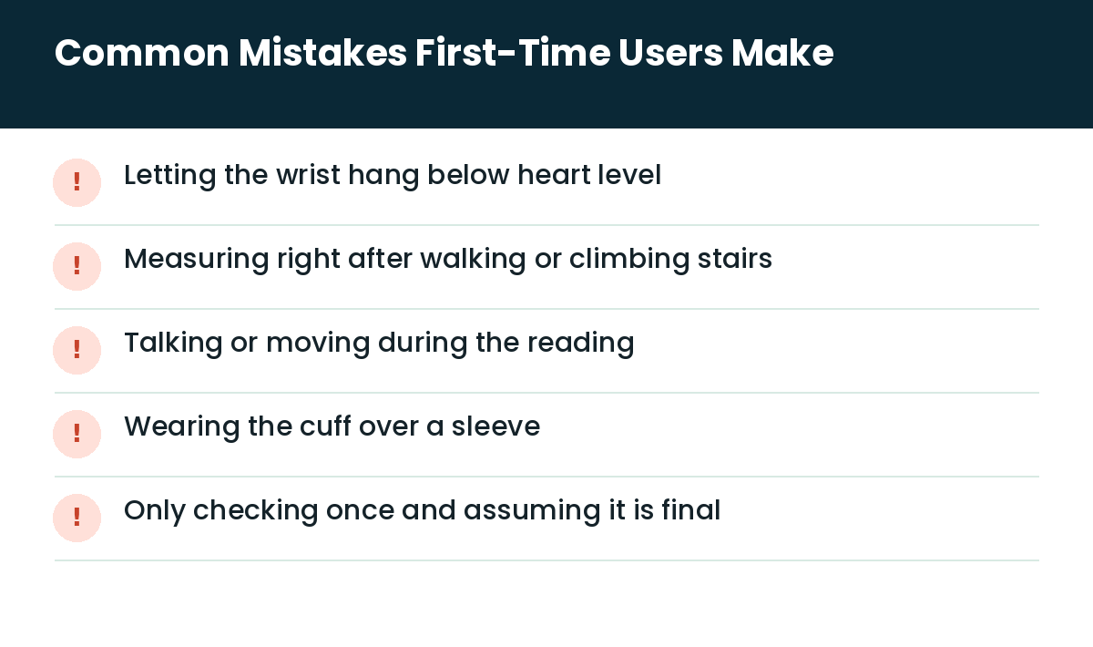 Common mistakes first-time users make