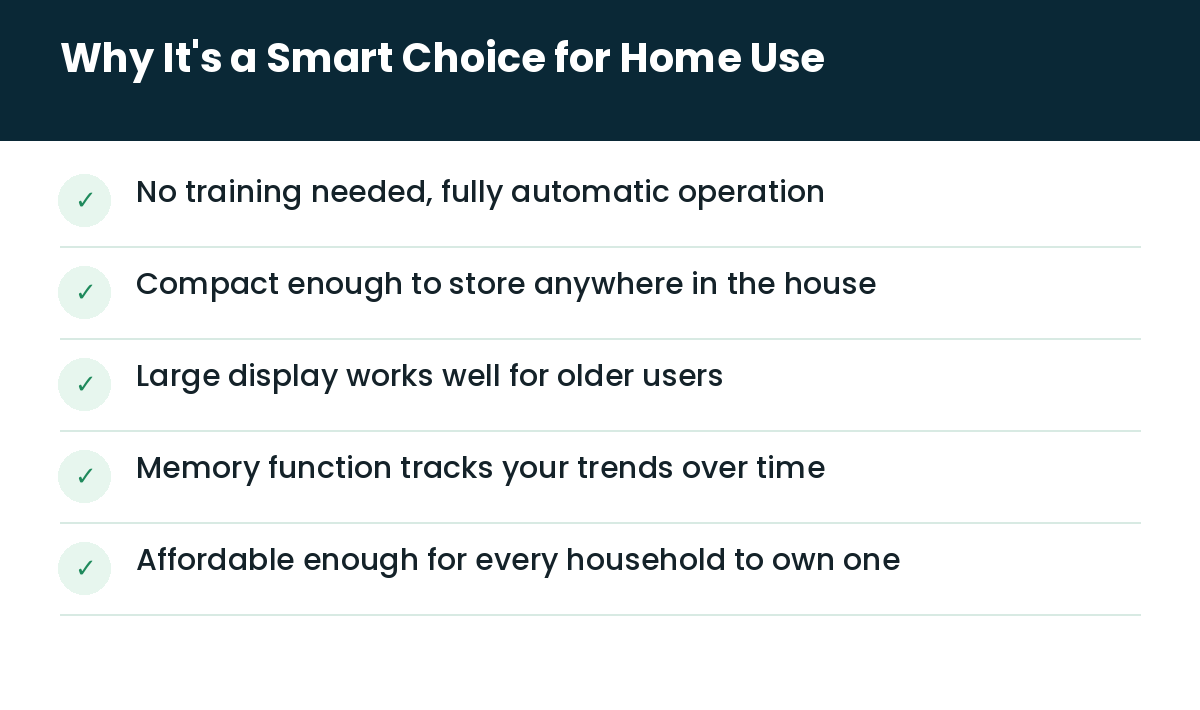 Why it's a smart choice for home use